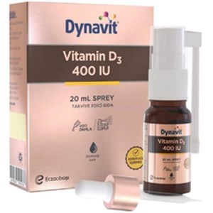 Dynavit Vitamin D3 400 IU Sprey 20 ML