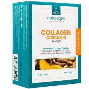 Naturagen Collagen Curcumin Immune Assist 60 Tablet Kolejen Takviyesi