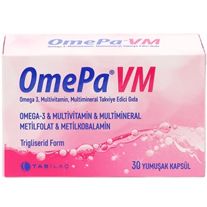 Omepa VM Takviye Edici Gıda 30 Yumuşak Kapsül Balık Yağı