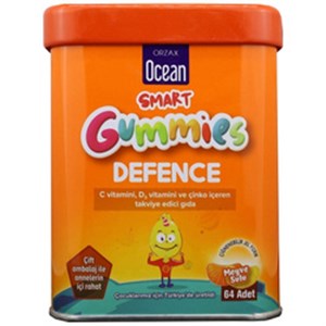 Orzax Ocean Smart Gummies Defence 64 Adet Çiğnenebilir Jel