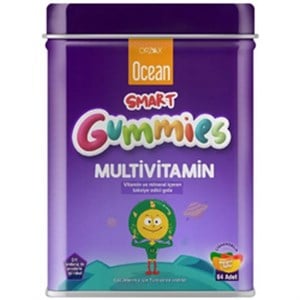 Orzax Ocean Smart Gummies Multivitamin Meyve Sulu Jel 64 Adet