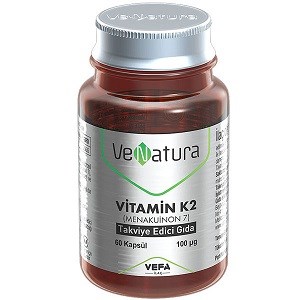 Venatura Vitamin K2 (Menakuinon 7) 100 Mcg 60 Kapsül